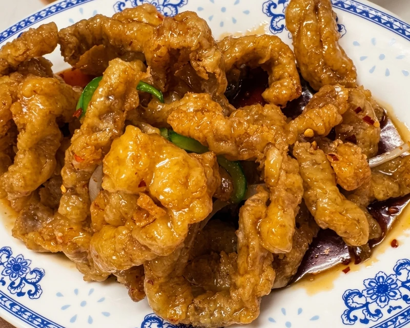 Ginger beef at Leo Fu's Szechwan and Mandarin Restaurant in Calgary