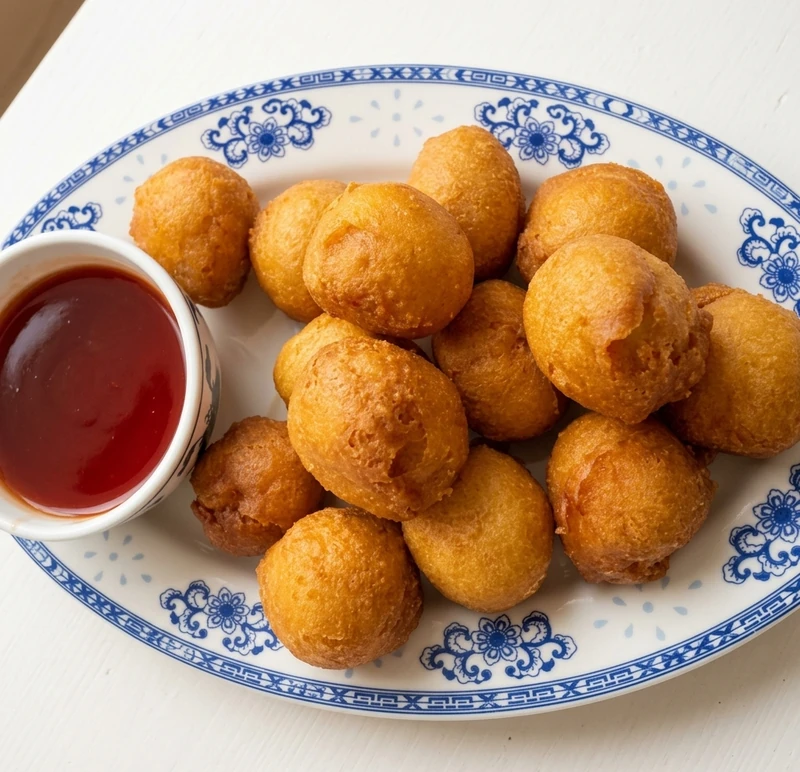 Chinese chicken balls at Leo Fu's in southwest Calgary